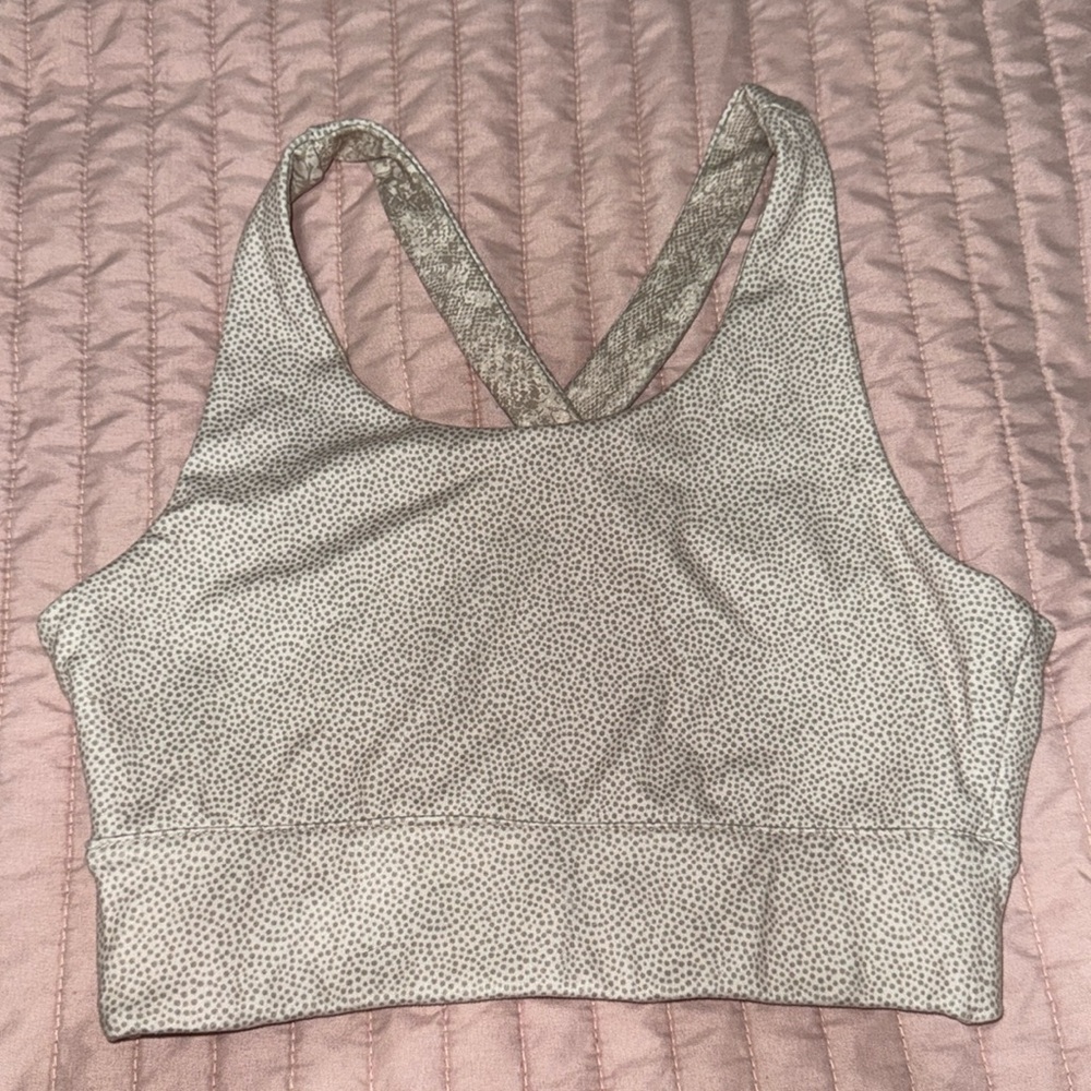 Reversible sports bra
